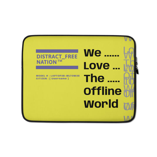 Personalized Laptop Sleeve (LAPTOP3B - WLTOW30)